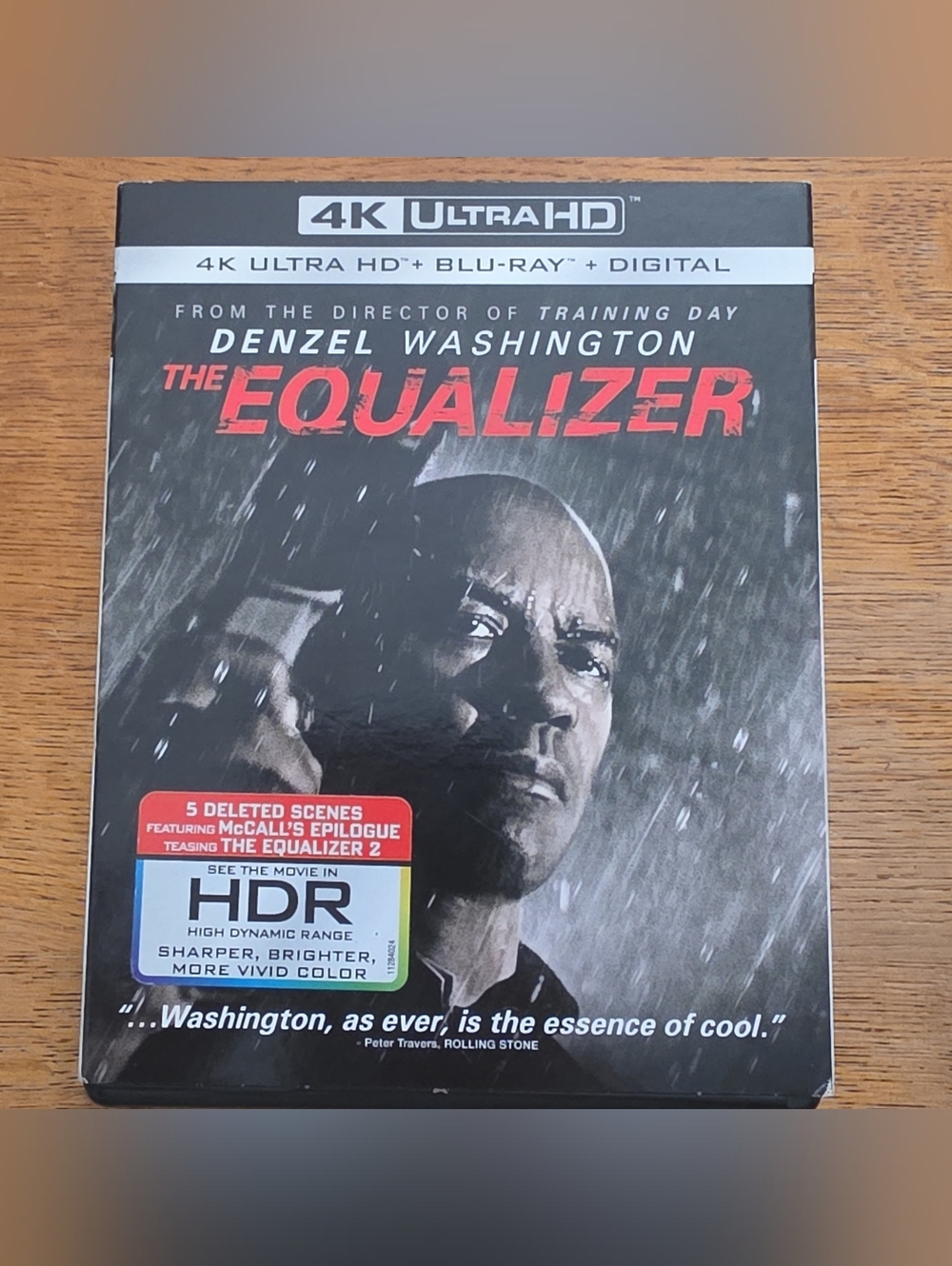 The Equalizer (2014) 4K UHD + Blu-ray + Digital OOP SLIPCOVER